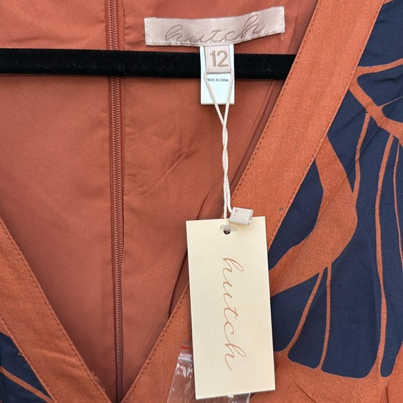 Anthropologie Hutch Indy Sleeveless V-Neck Button-Front Midi Dress size 12 - Picture 9 of 12